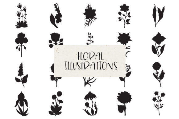 Download Black and White Botanical Clip Art - Premium Resources