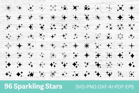 Download 96 Sparkling Stars Svg, Sparkle SVG - Sparkle Collection